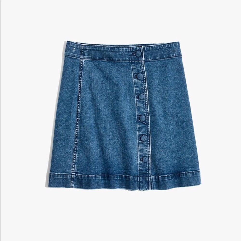 Madewell denim skirt